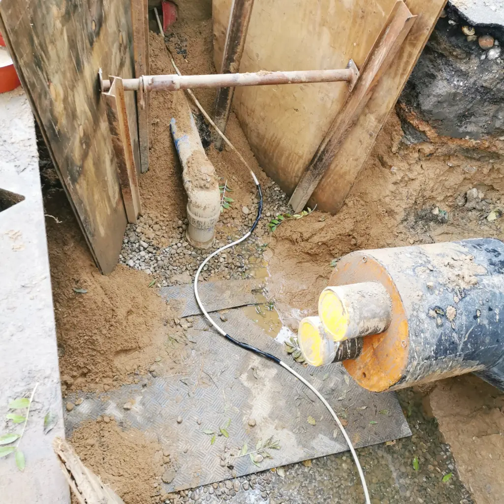 Forlængelse af kabel til forbindelse med etablering af fjernvarme